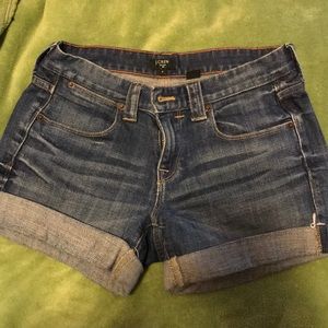 J.crew denim jean shorts size 0